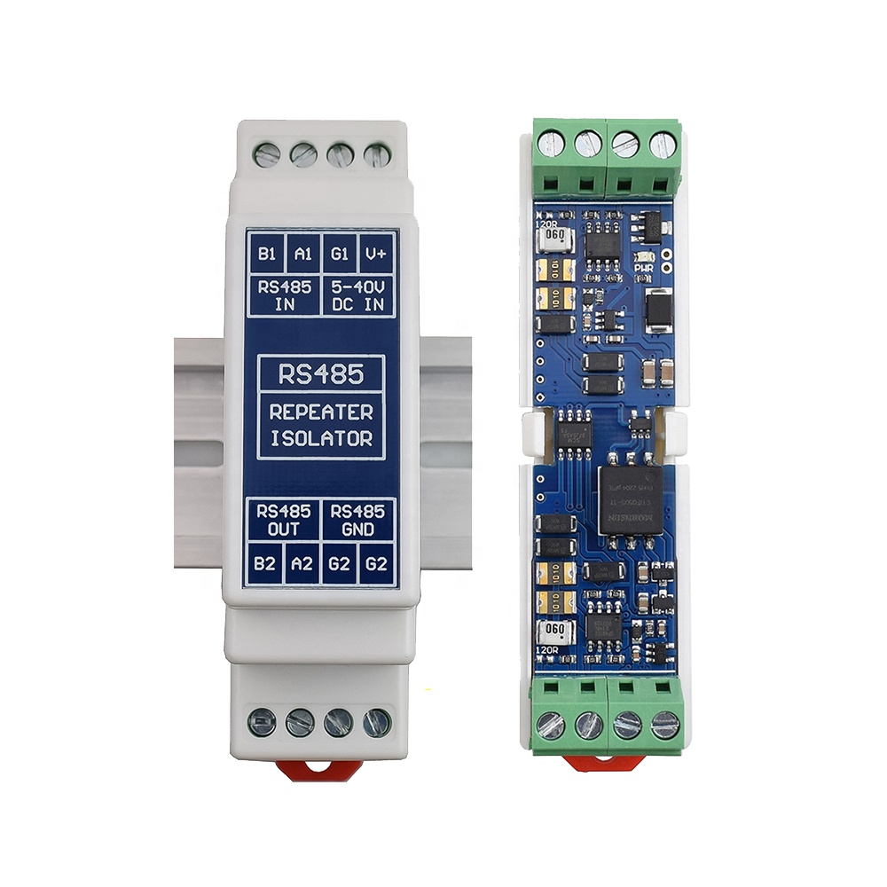 Фотоэлектрическая изоляция Taidacent, защита от помех, усилитель сигнала Modbus, расширитель RS485, разделитель данных RS485, повторитель
