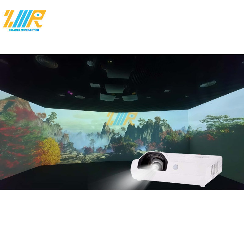Support customized commercial content immersive projection game immersive projection immersive projection experience