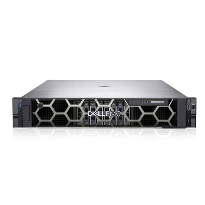 Сервер Dell powerEdge r750 на стойке для производства Dell