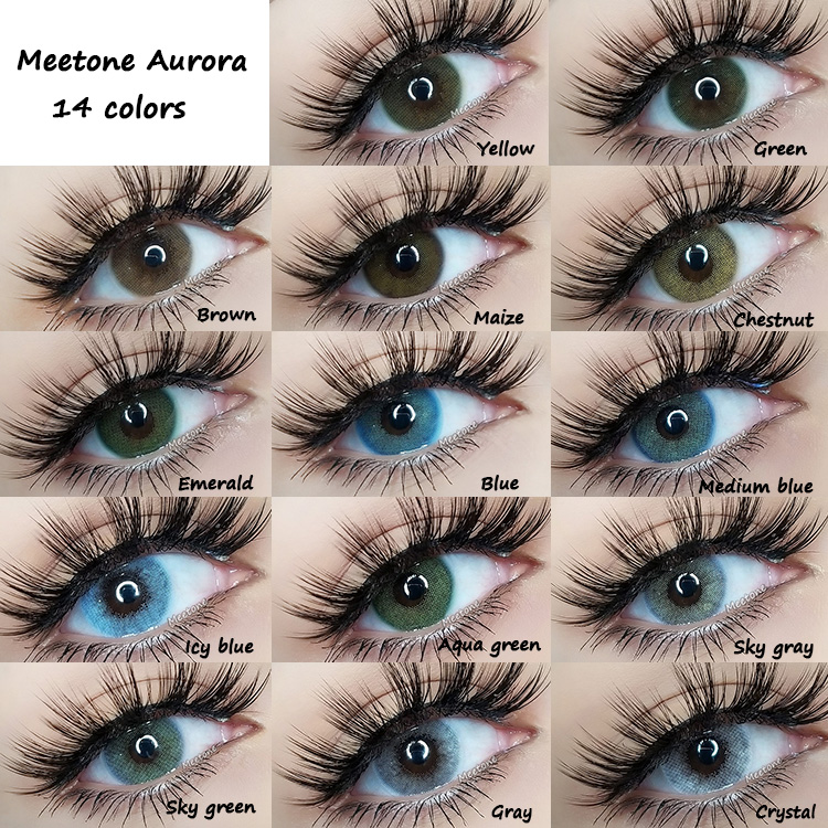 Meetone Aurora-Colored Contact Lenses, Soft и Comfortable, Natural, Cheap Price, Hot Sale