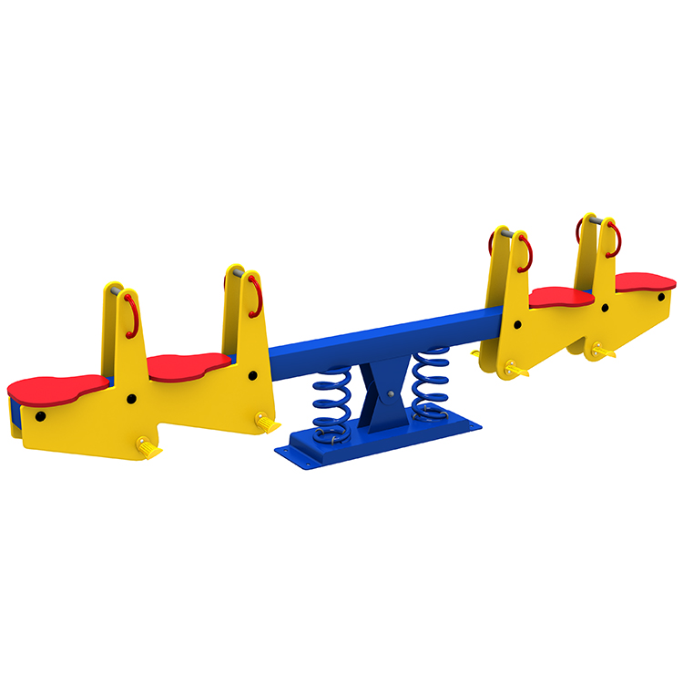 Various High Quality four Children Outdoor Playground Seesaw Play Equipment