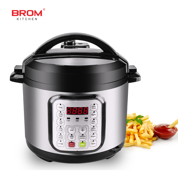 5l s304 мульти фритюрница с двумя решетками Мультиварка пресс горшок Многофункциональный Электрический высокой мощности скороварка кухня рисоварка электрическая плита