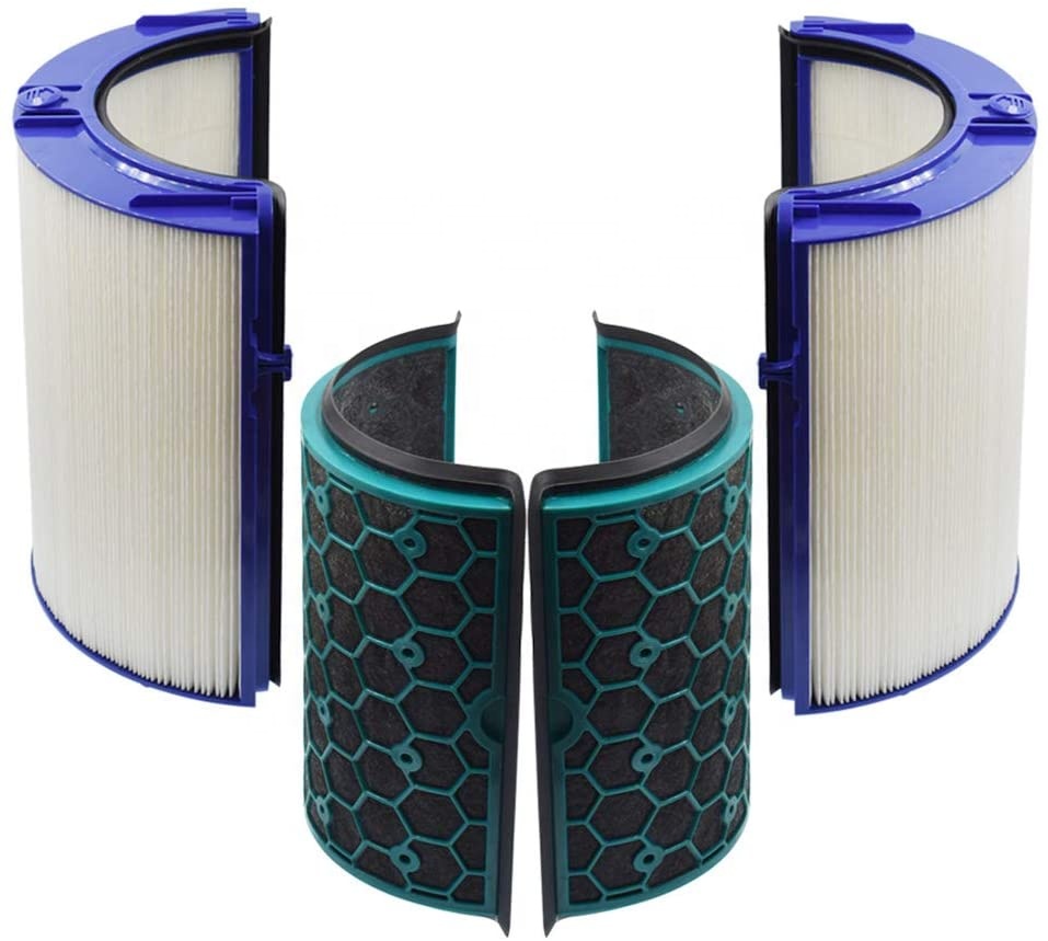 factory price suitable for dyson tp04/tp05/hp04/dp04 pleated house hepa air filter dysons with carbon and high efficiency