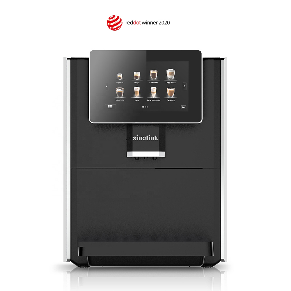 Fully Automatic Espresso Commercial Professional Maker Vending Turkish Packing Machines With Grinder Pulper Coffee Machine
