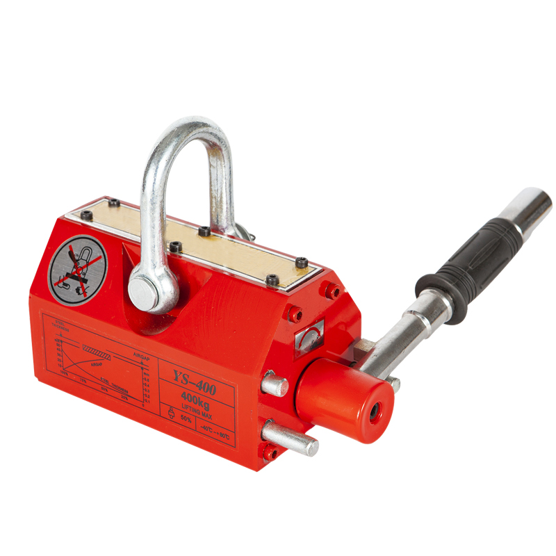 high quality 3 safety times mini lift crane magnet 50kg permanent magnetic lifter without electric