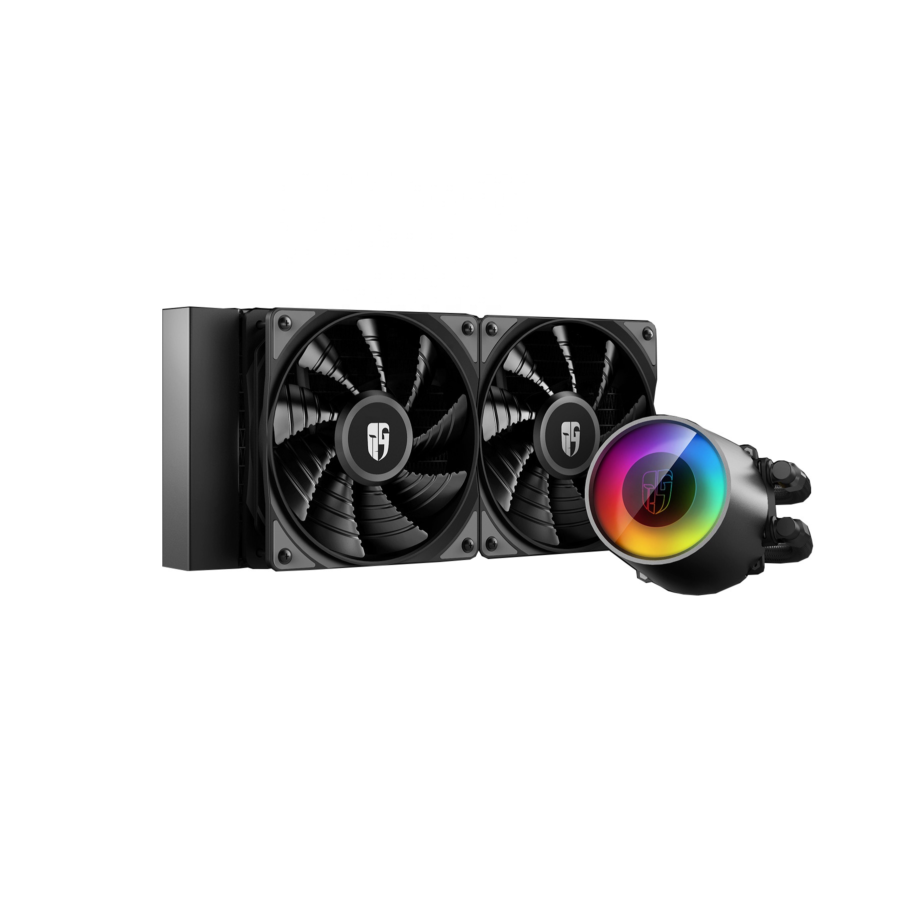 Глубокий прохлады 12V замок 240 V2 120 мм кулеры адресуемых Rgb воды clooler водяное охлаждение ЦПУ вентилятор
