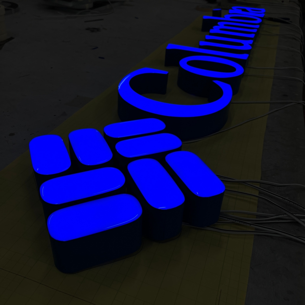 Fast Delivery Letters Sign Making Led Sign Board Outdoor Advertising Acrylic Luminous Logo Signs