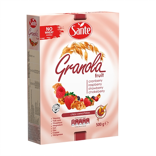 Sante фруктовая гранила 350 г/500 г/50 г