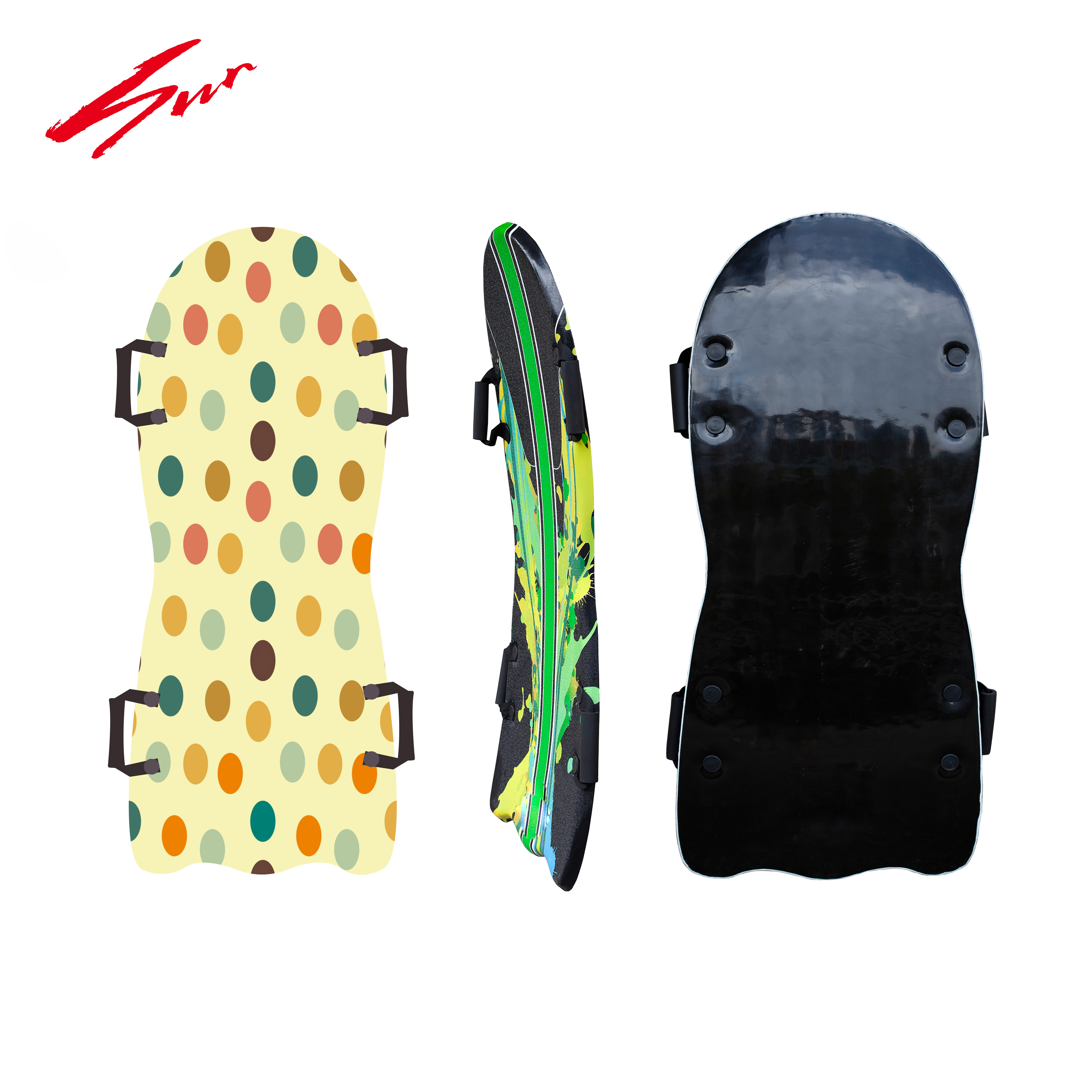 Hot Sale 45" Snow Sled for Two Riders Winter Sport Toy Slider