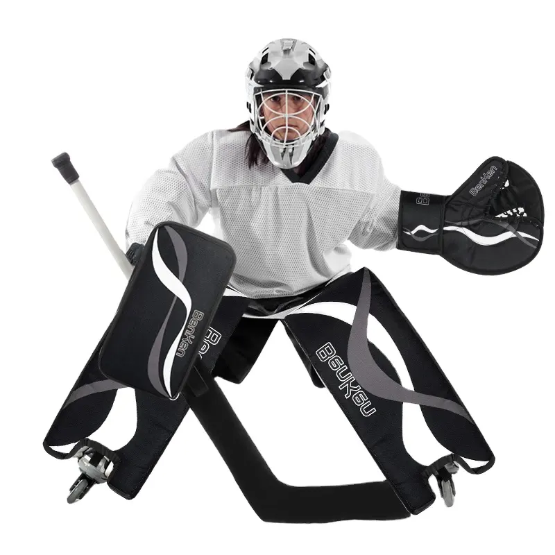 Benken Street Ice Hockey Goalie Equipment Leg Pads Kits ice hockey Goalie Pads