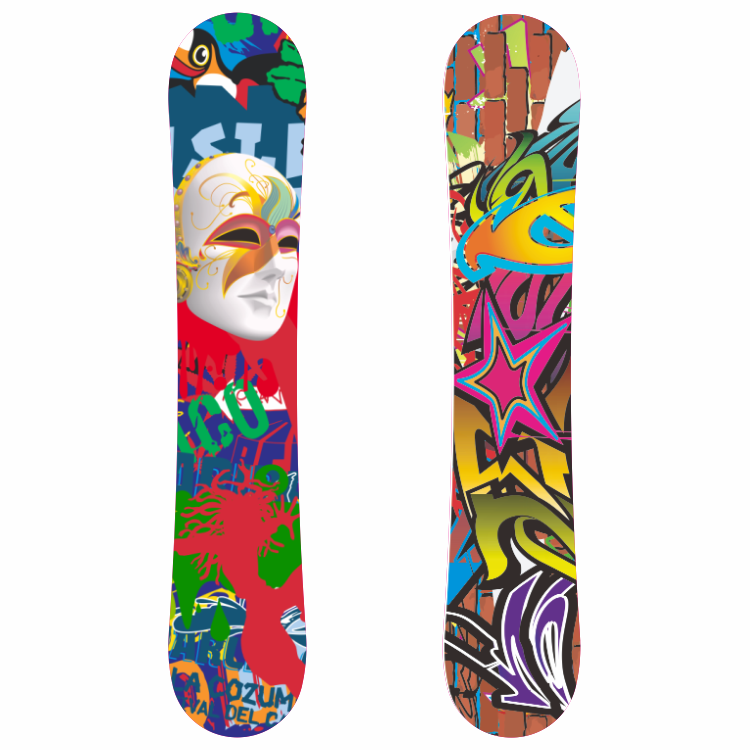 Winter Sport Customize Good Quality Freestyle Adult Snowboard