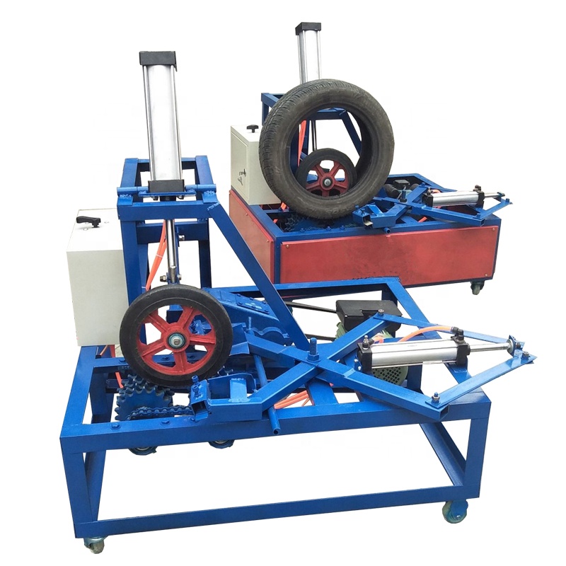 old tyre recycle tire cutting machine small scale
