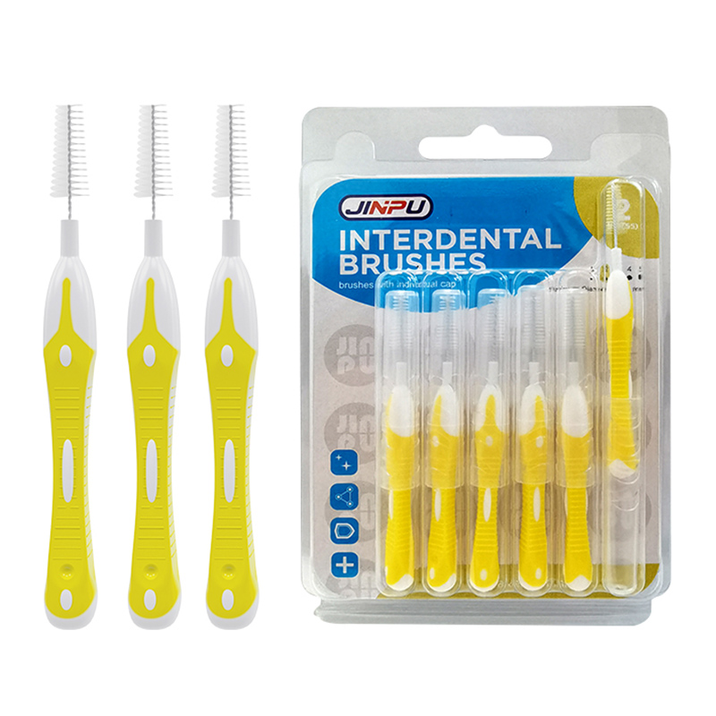 adult interdental toothbrush tooth gap brush with high quality