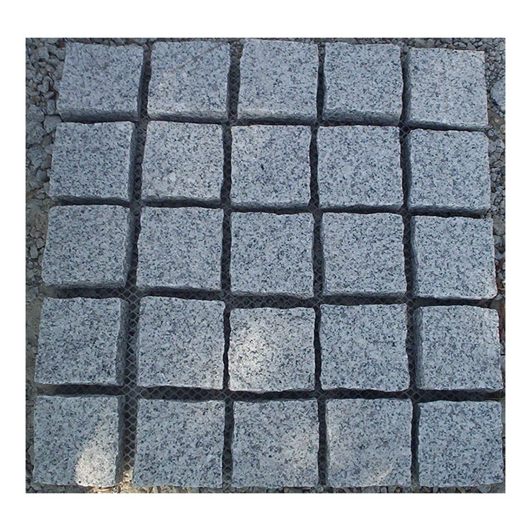 Yard cobblestones project outdoor garden pavers driveway g603 granite paving stone