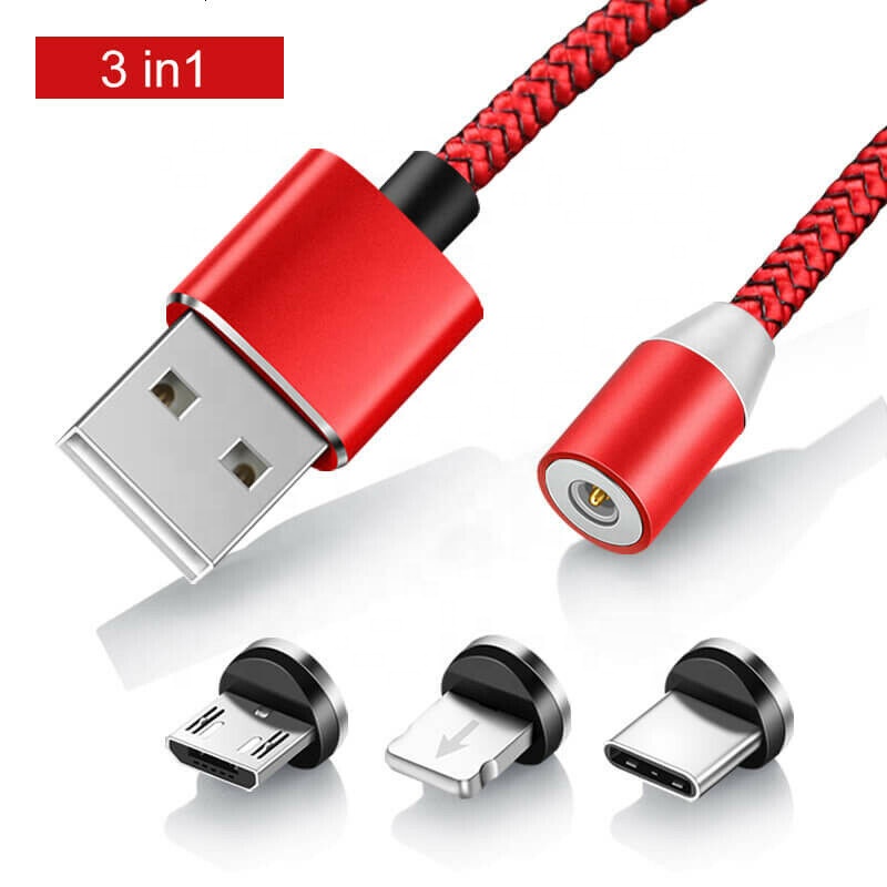 Micro USB Type-C для мобильного телефона Магнитная 3 в 1 взаимный обмен данными между компьютером и