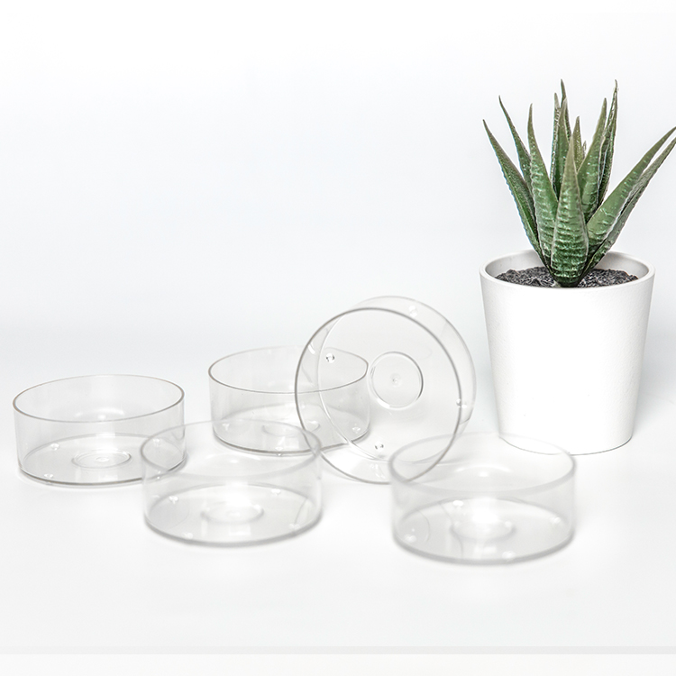 clear wedding plastic tea light tealight candle containers