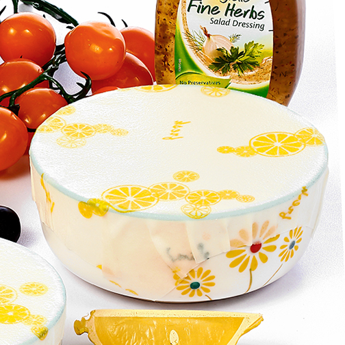 GOTS organic reusable beeswax food wrap Eco-friendly sustainable washable food wrapper kitchen Vegetable storage direct factory