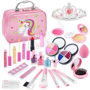 Customized Private Logos Beauty Product Cosmetics Skin Care Set Non Toxic Makeup and Nail Kit For Girls