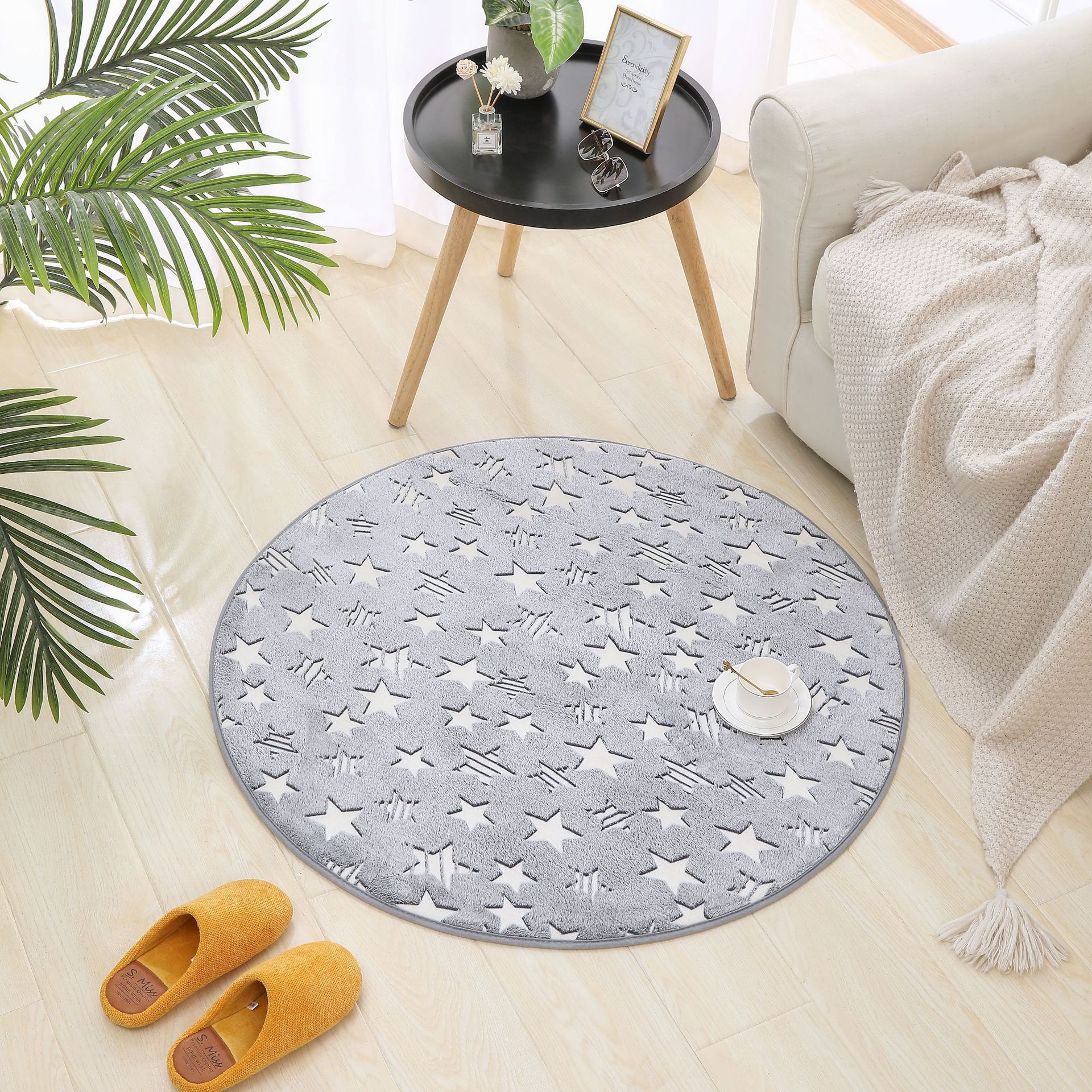 Glowing In The Dark Floor Rug Carpet for Kids Living Room Cheap Custom size