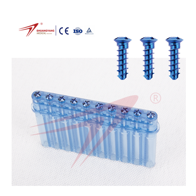 Titanium surgical Screws Price 2.0mm Self-Tapping Maxillofacial Screw Orthopedic Surgical Implant & Interventional Materials
