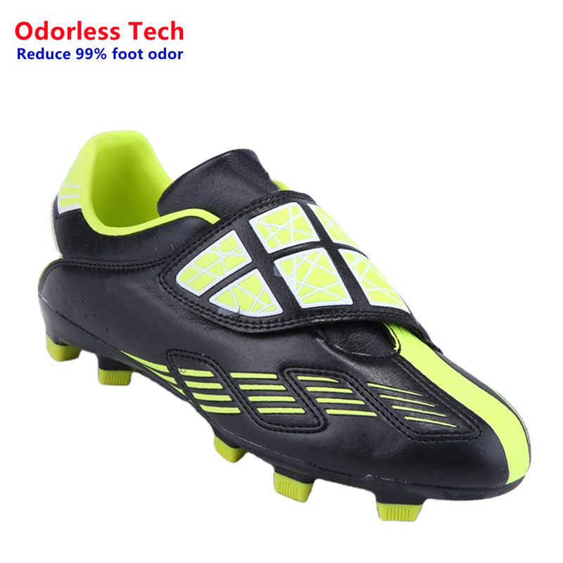 Rubber kids indoor Futsal boy odorless sports girl professional outdoor football boots men cleats soccer shoes
