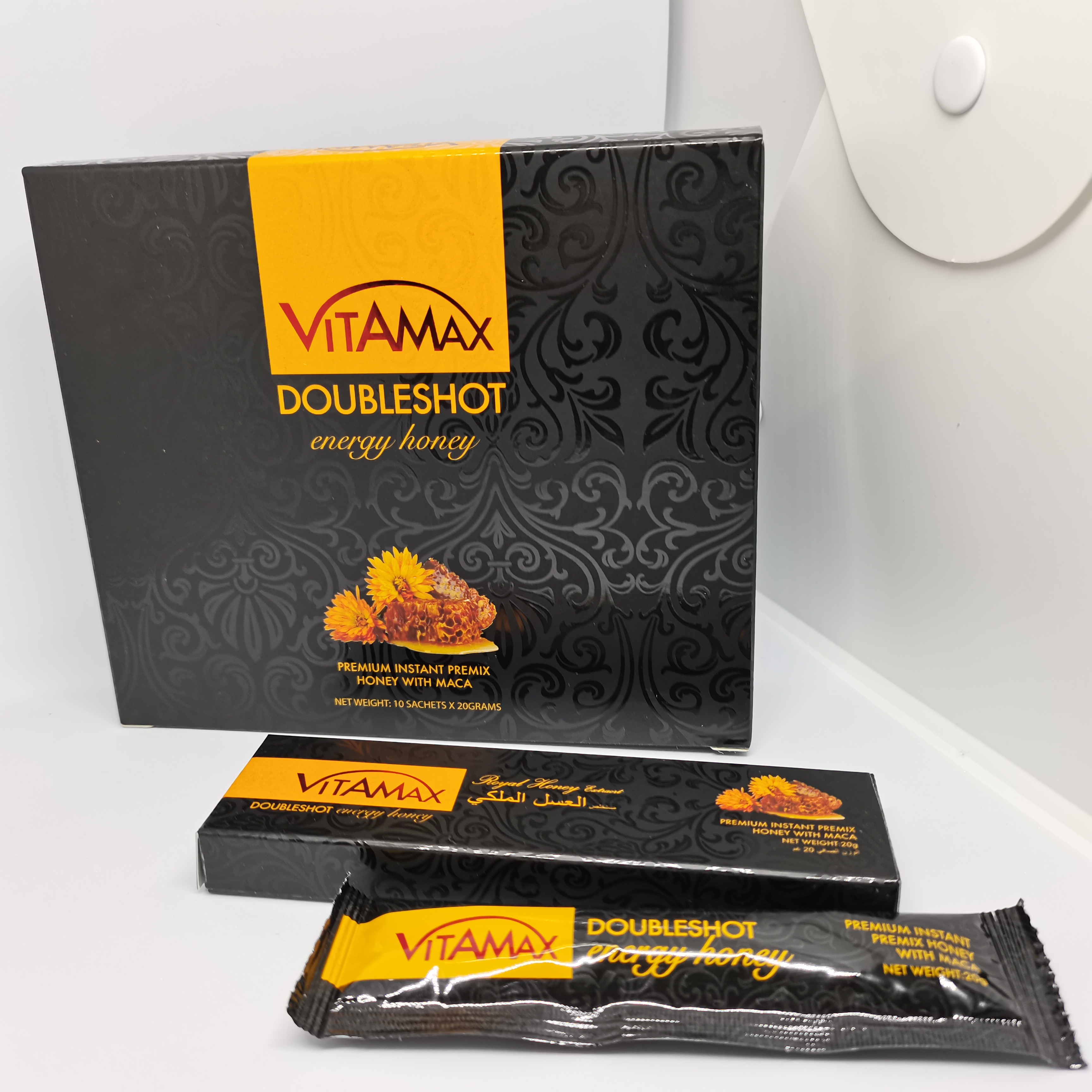 Витамакс DOUBLESHOT ENERGY мед для него 10S X 20 г