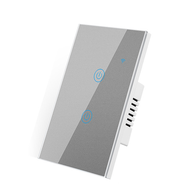 Беспроводной пульт дистанционного управления Tuya ZigBee Smart US AU 1/2/3/4 Gang стеклянный сенсорный настенный Электрический выключатель Универсальный Без емкости