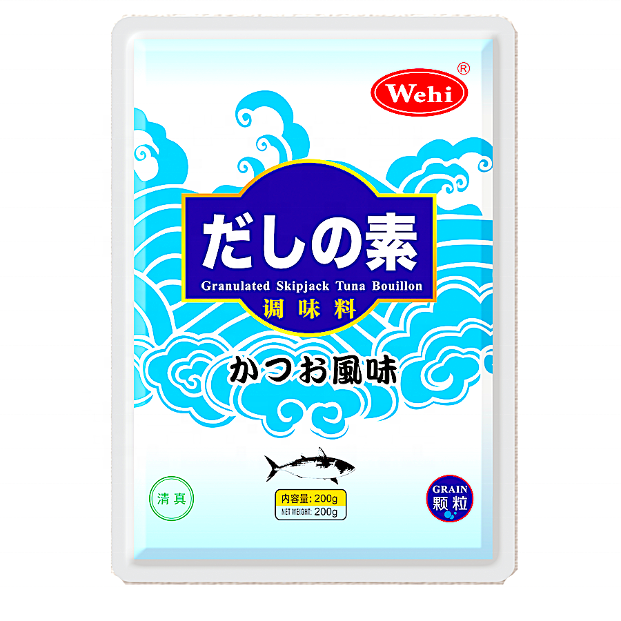 200 Gram Bag Packaging Japanese Style Halal Bonito Essence Seasoning For Ramen