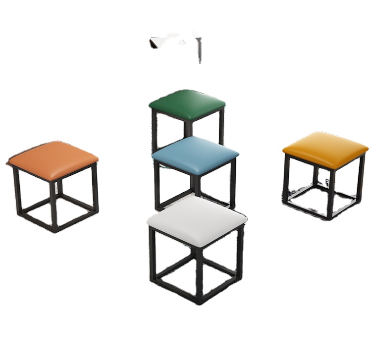 Rubik's cube chair 5-in-1 combination of multi-functional Internet red living room small low stool