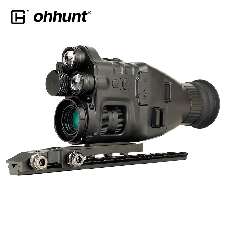 Ohhunt новый инфракрасный Монокуляр 200 м Диапазон 940 850 нм ИК Охота цифровой ночное видение прицел с Wi-Fi и приложение