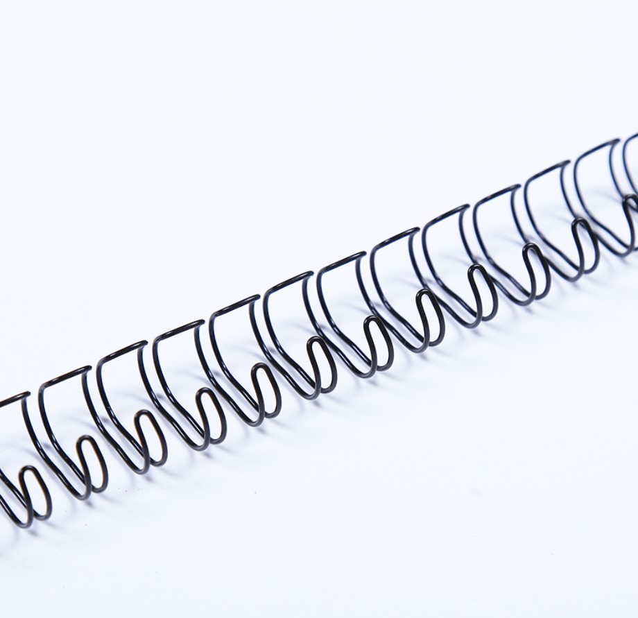Дешевый черный 3/8 ''провод с нейлоновым покрытием O 3:1 Twin Ring Book Binding Wire O для продажи