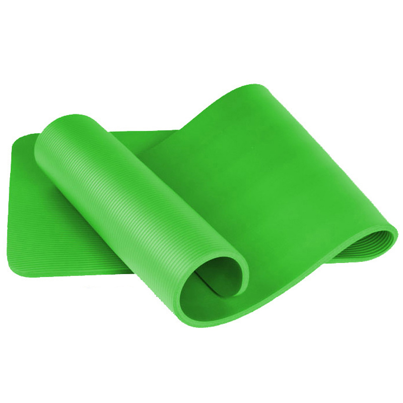 Nbr 10mm Thick Sport Pilates De Yoga Mat With Carry Strap