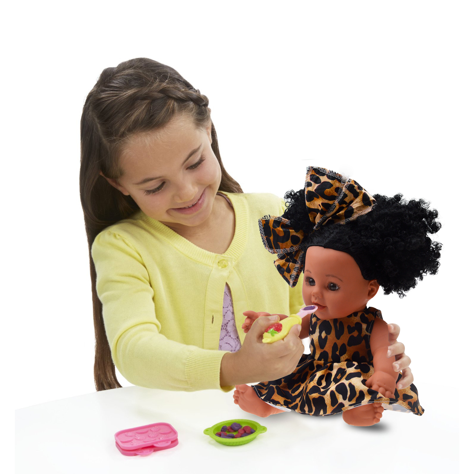 Tusalmo toys Dolls Baby African For Girl Hair American vinyl Skin body Afro African Plastic 12Inches Black Doll