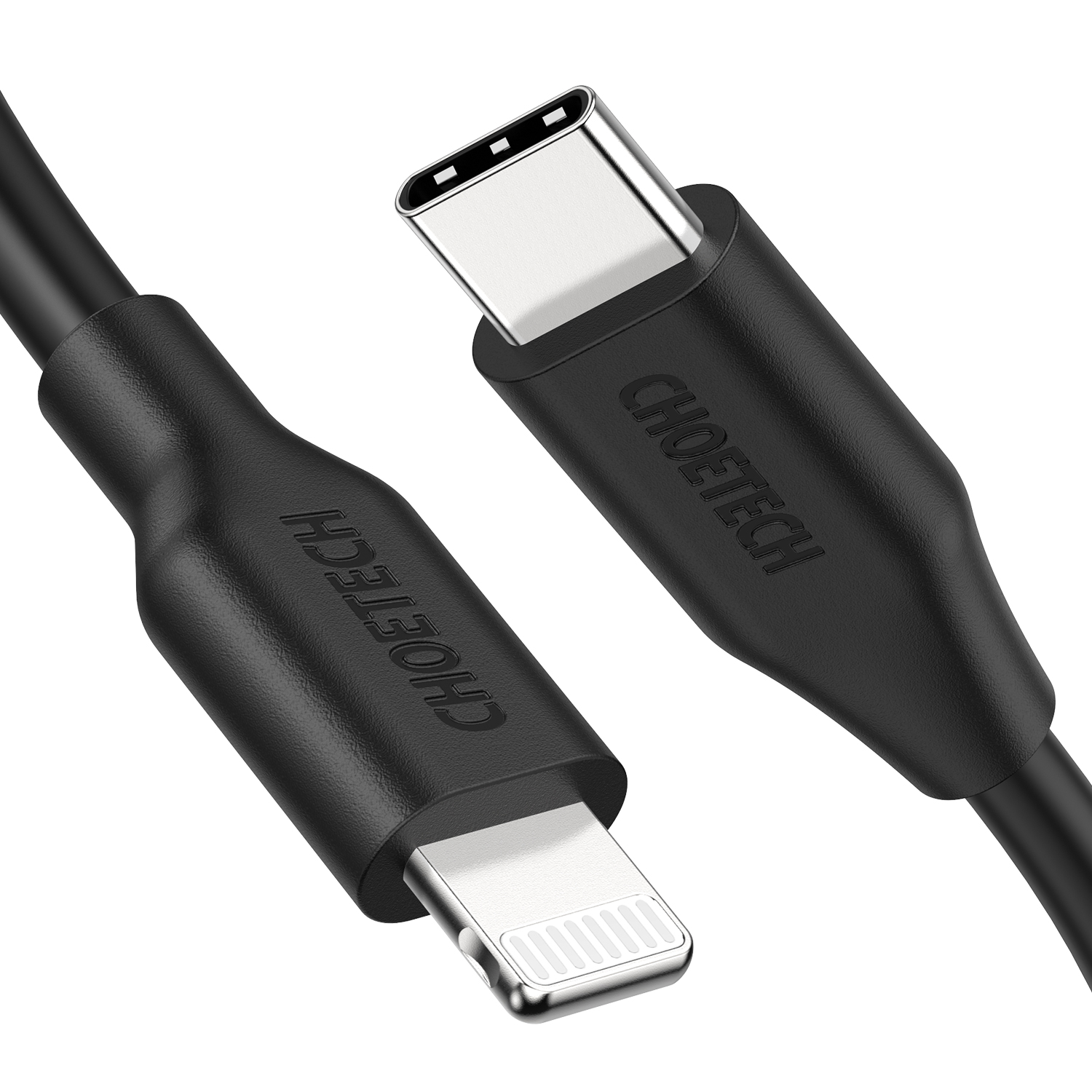 CHOETECH USB Type C To Lightning Cable 6ft [Apple MFi Certified] Power Delivery Lighting Cable