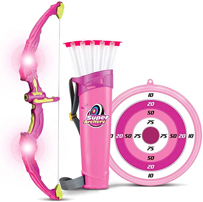 Dropshipping Light Up Archery Bow and Arrow Toy Graviton Bow and Arrow Archery Toy Set for Kids