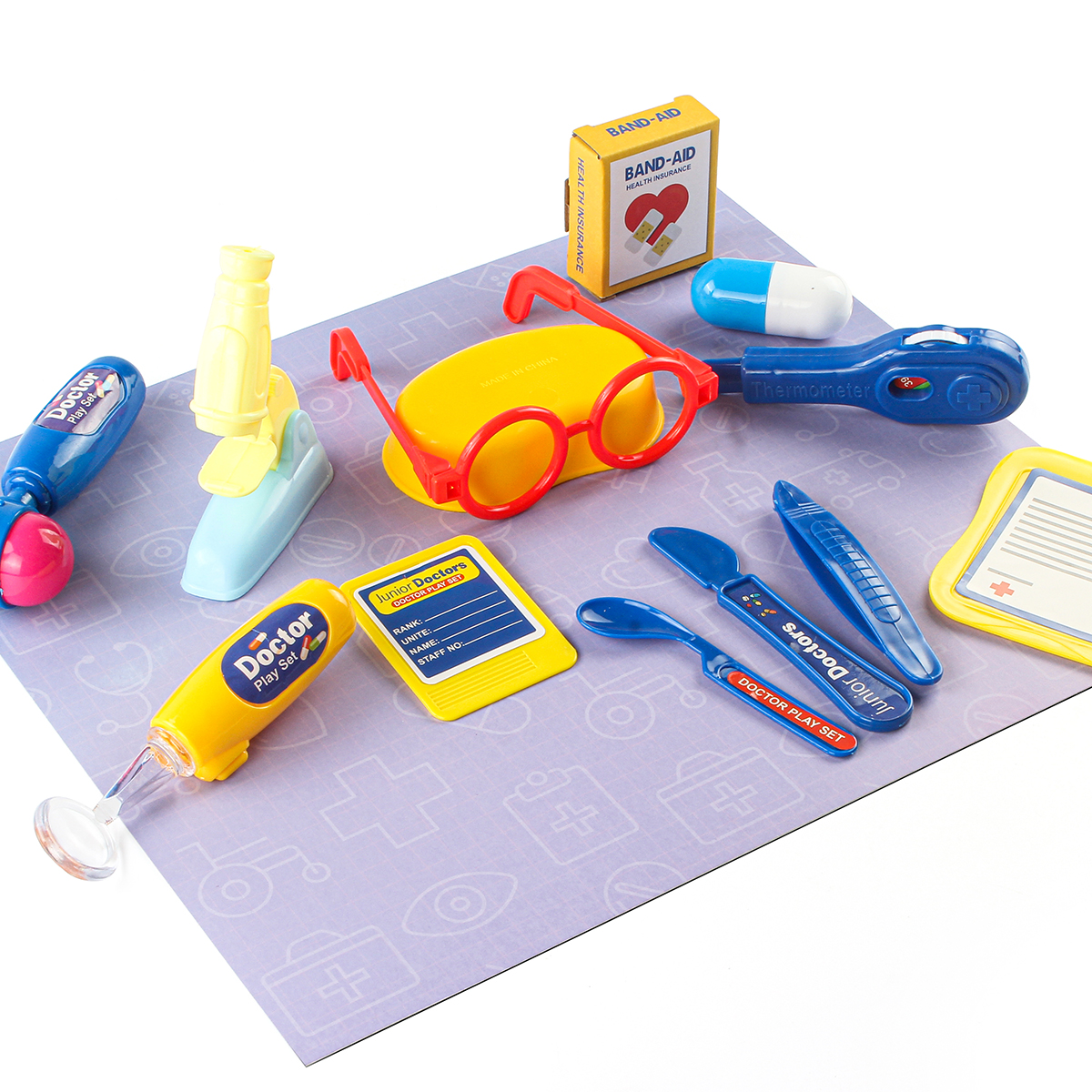 Plastic Doctor Toy Set Appliance Game Set for Kids Doctor Preschool Toys Educational Toy