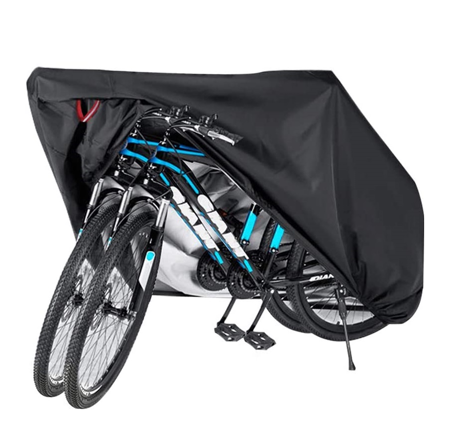 High quality cover for 2 bikes with storage bag outdoor and indoor cover waterproof Anti-UV Bicycle Cover