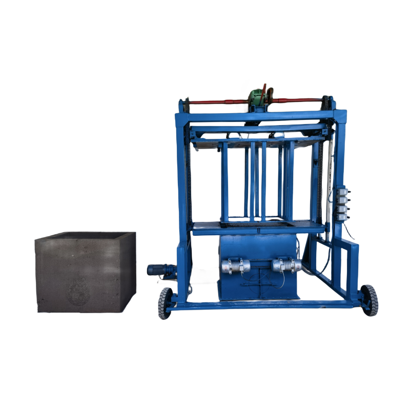 precast concrete block inspection manhole manufacturing machine side length 1200mm square manhole culvert pipe making machine