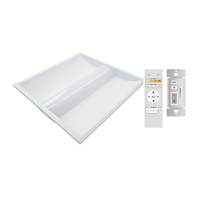1x4 2x2 2x4 foot 0-10V Dimmable Flicker free recessed Plastic LED Troffer fixtures