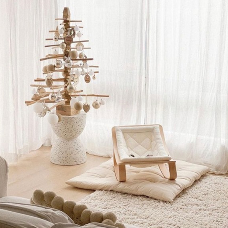 Winning 2021 Hot Sell Indoor Baby Wooden Sofa Rocking Bed Furniture Indoor Kids Rocker Sleep Wood Bouncer Board Rocking Chair