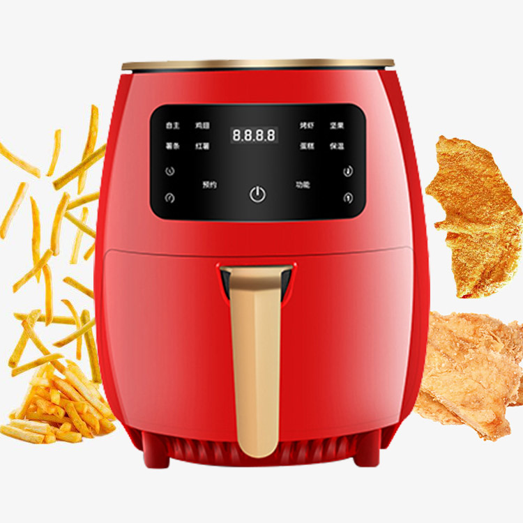 Amazon hot selling 110v 220V portable ultrean air fryer, electric hot air fryers 5 l