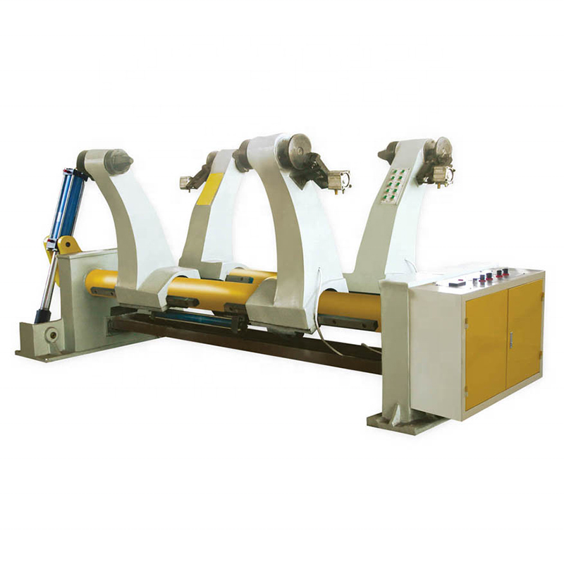 Semi-auto corrugated line mill roll stand and single facer rotary cutter and stacker