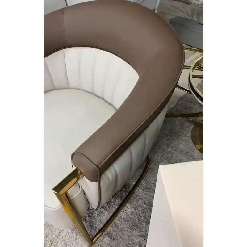 High Quality Custom Original Microfiber Leather Single Chair For Living Room