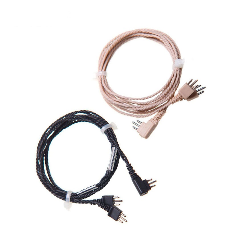 Китай (материк) Стандартный 3 Pin Карманный слуховой аппарат бинауральные кабель Шнур
