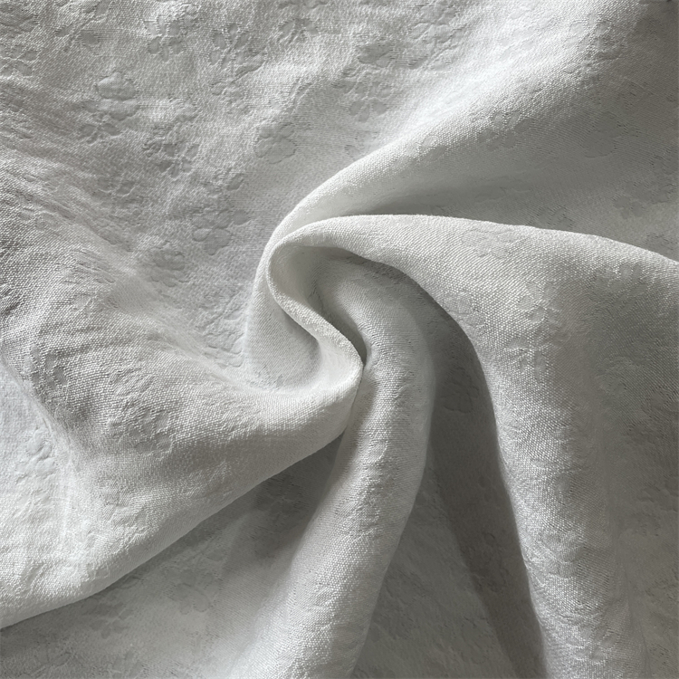 Factory supply customized nylon rayon 3d jacquard shirting fabric