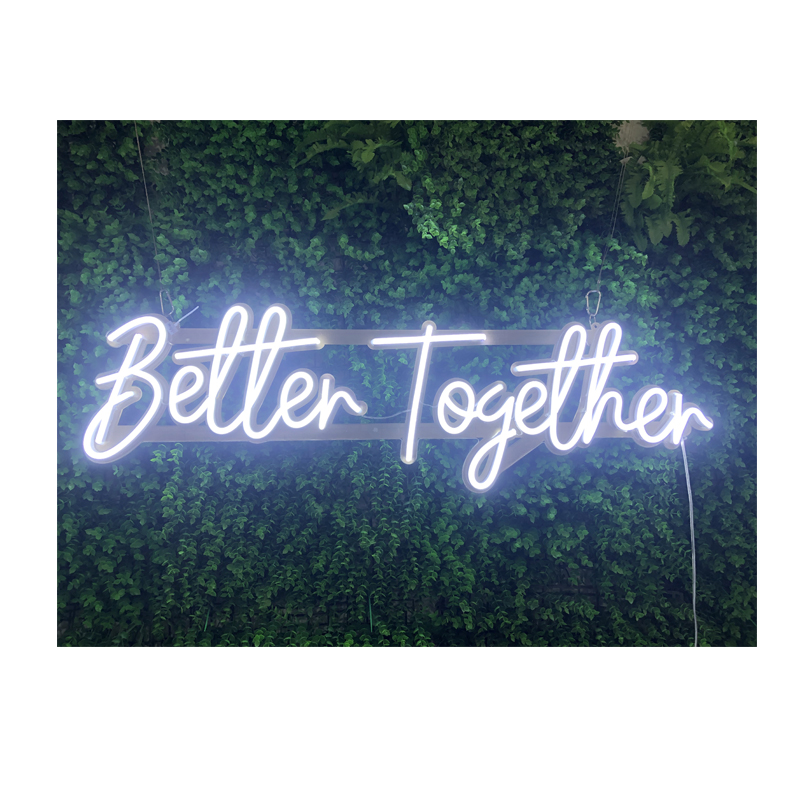 Drop Shipping Matt neon sign factory hot selling led neon outdoor mall party wedding custom wall neon sign lights