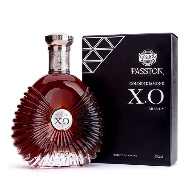 Passton Professional Manufacturer OEM brandy x.o 40% produced with high quality and French brandy liquor for various capacities