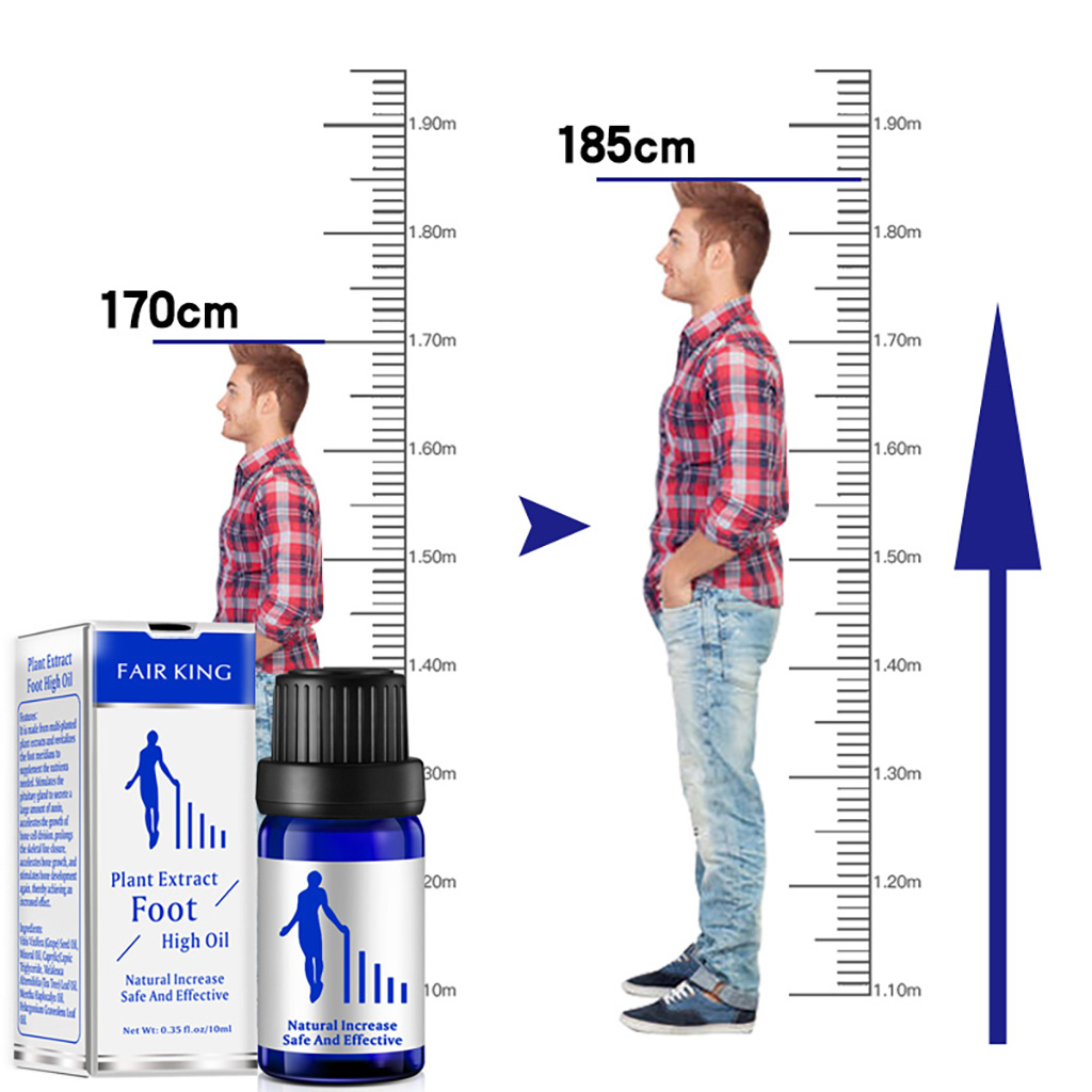 FAIR KING Foot Health Essential Oils Natural Plant Safe Effective Height Increasing Growth Oil