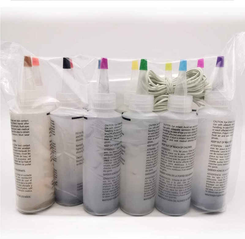 Tie Dye DIY Kit,12Colors Shirt Fabric Tie Dye Kit for Kids,Adults Non-Toxic Vibrant Tie Dye Supplies with Rubber Bands,Glo-v-e