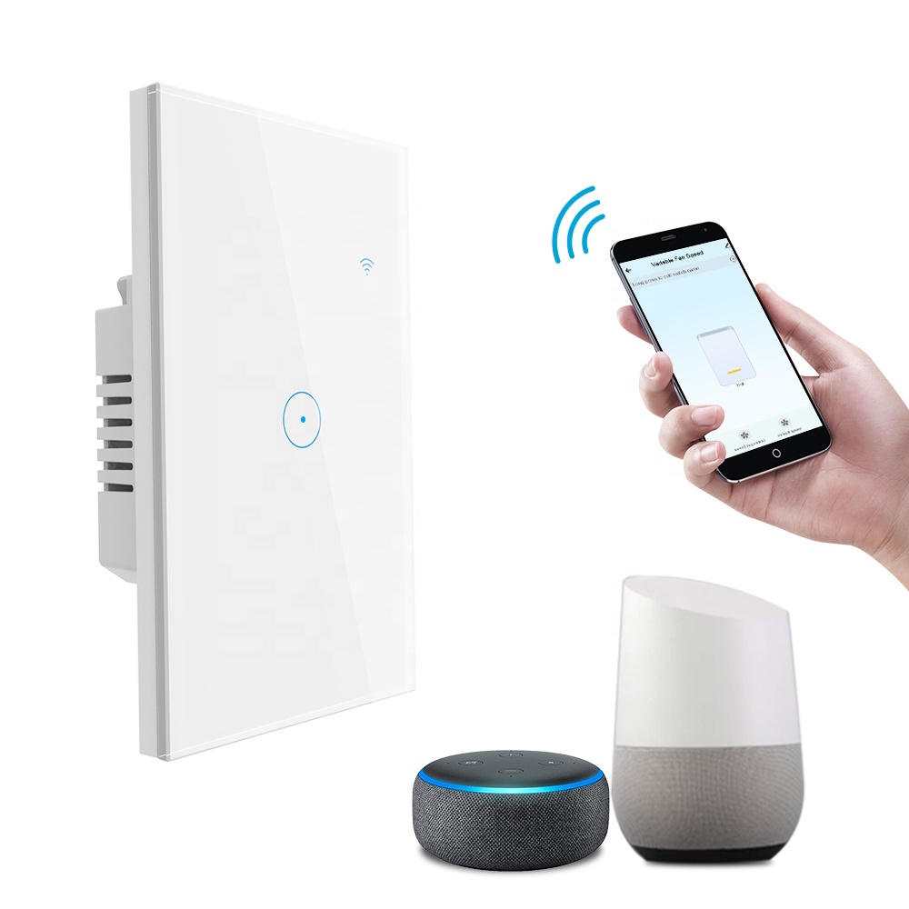 Wifi Switch 1/2/3/4 gang smart home switch tuya smart wall touch switch wifi control